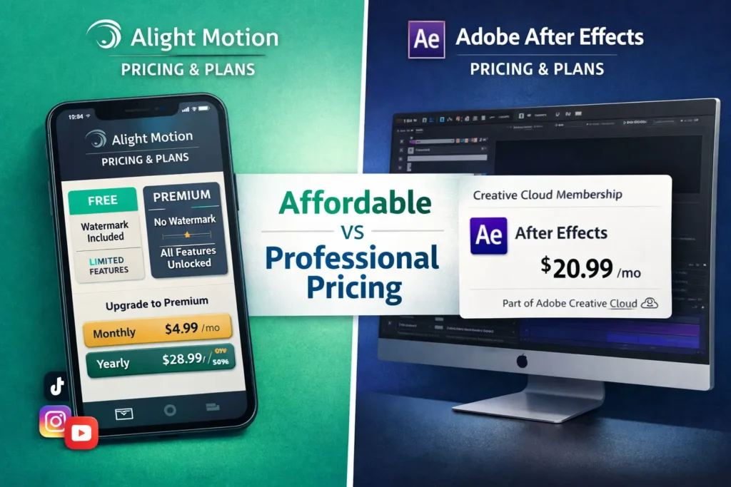 Alight Motion vs After Effects